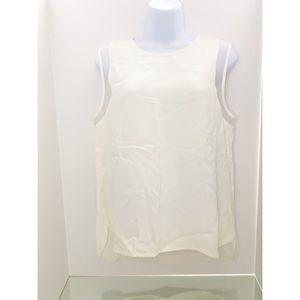 Zara Off White Sleeveless Top